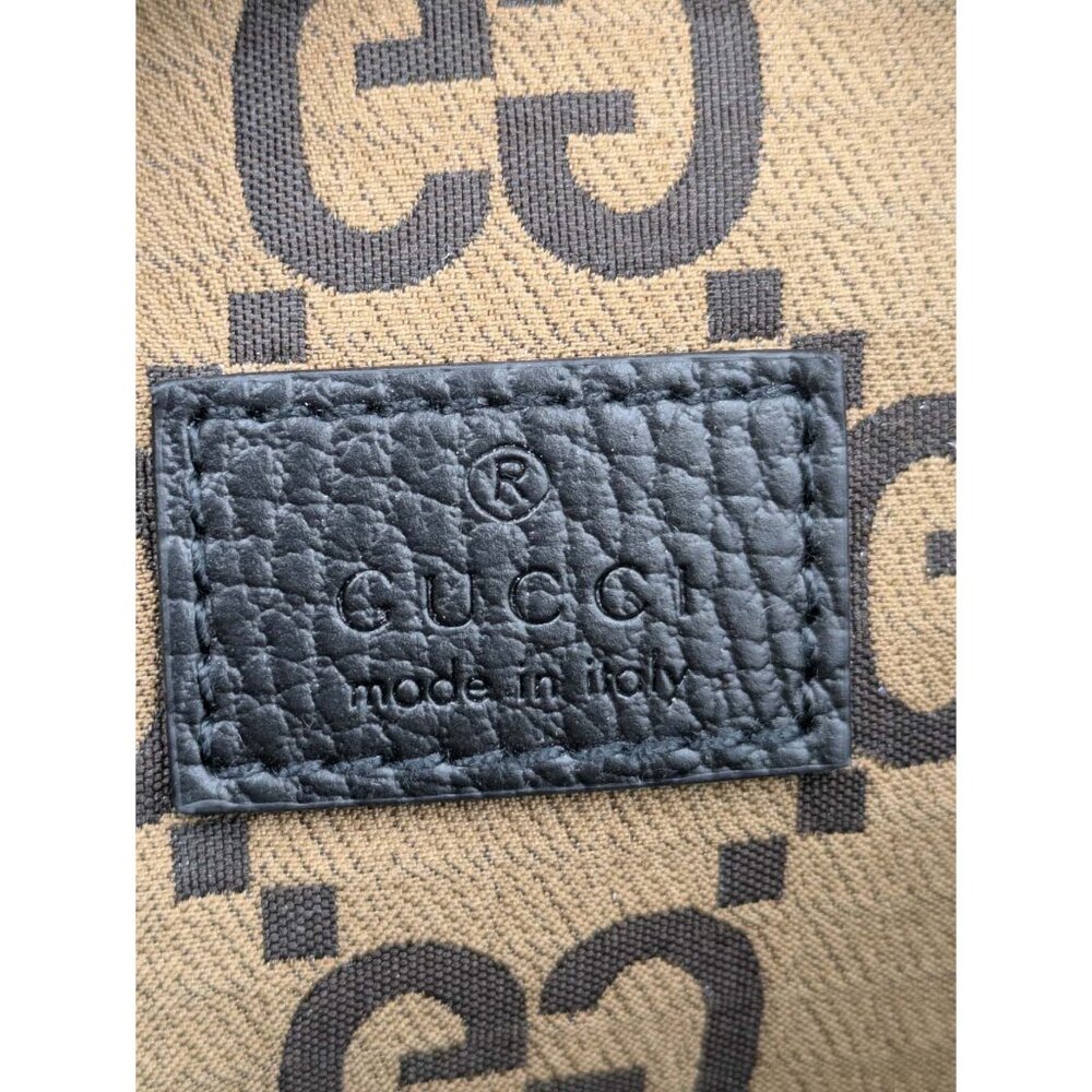 Gucci Ripstop GG Monogram Patch Belt Bag Beige Ebony 80cm 767934 - Picture 10 of 14